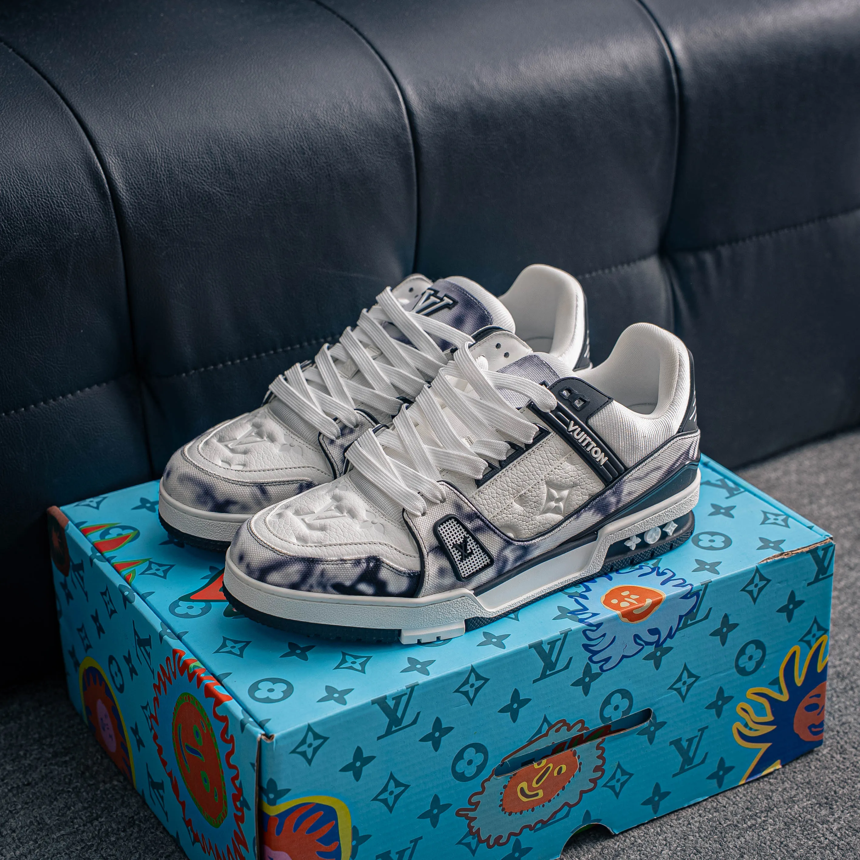 【YS 】 ✦ ， ✦ White ， ✦ Lace-Up ， ✦ Shoes Top-Grain Cowhide ✦